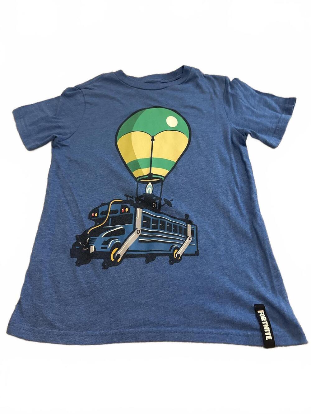 Fortnite Kids Blue Graphic Tee L